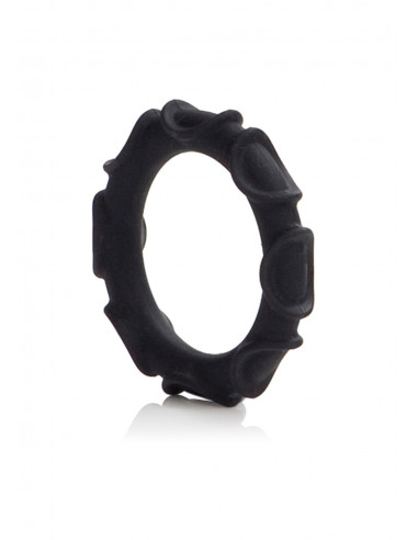 Pierścień-ATLAS SILICONE RING BLACK