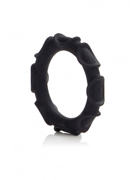 Pierścień-ATLAS SILICONE RING BLACK