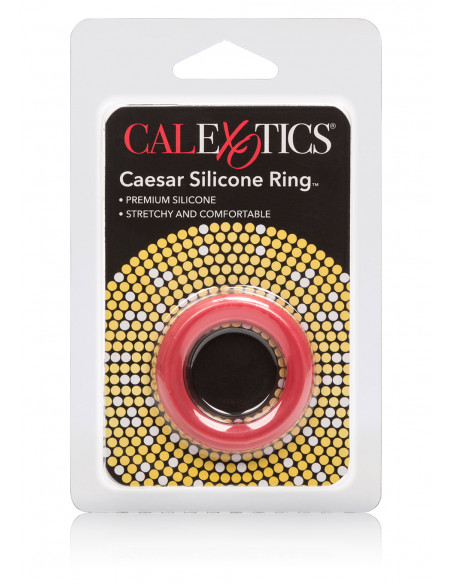 Pierścień-CAESAR SILICONE RINGS RED