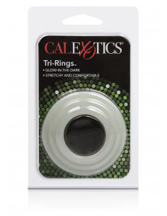 Pierścień-TRI-RINGS GLOW IN THE DARK