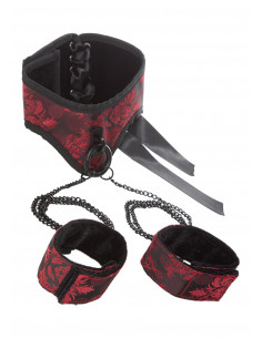 Kajdanki-SCANDAL POSTURE COLLAR WITH CUFFS