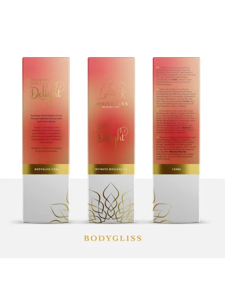 BodyGliss - Massage Oil And Lubricant in 1 Strawberry & Champagne - 150 ml
