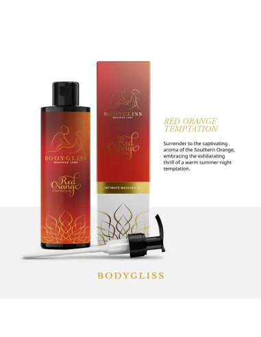 BodyGliss - Massage Oil and Lubricant in 1 Blood Orange - 150 ml