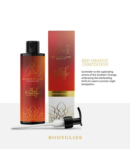 BodyGliss - Massage Oil and Lubricant in 1 Blood Orange - 150 ml