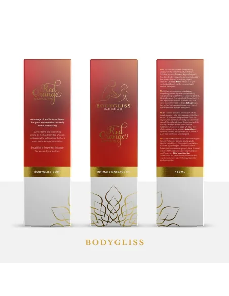 BodyGliss - Massage Oil and Lubricant in 1 Blood Orange - 150 ml
