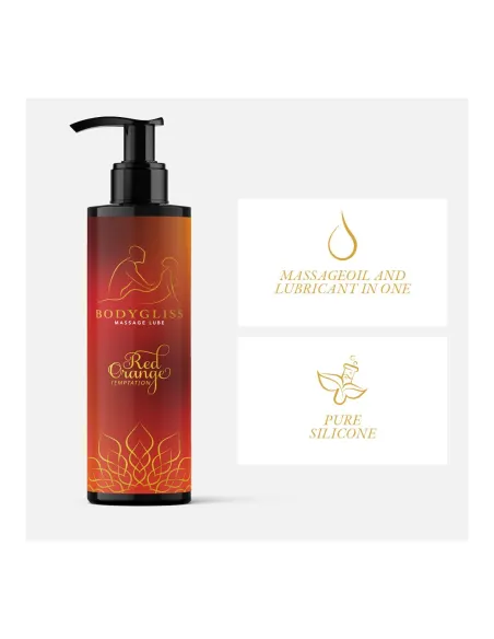BodyGliss - Massage Oil and Lubricant in 1 Blood Orange - 150 ml