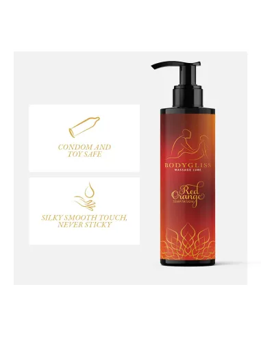 BodyGliss - Massage Oil and Lubricant in 1 Blood Orange - 150 ml