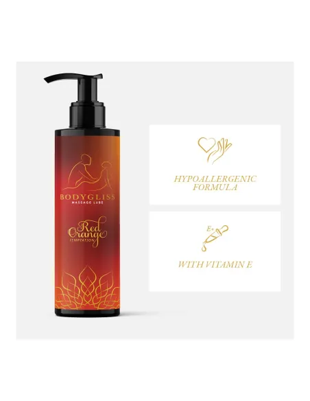 BodyGliss - Massage Oil and Lubricant in 1 Blood Orange - 150 ml