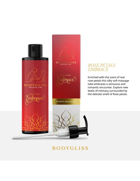 BodyGliss - Massage Oil And Lubricant in 1 Rose Petals -150 ml