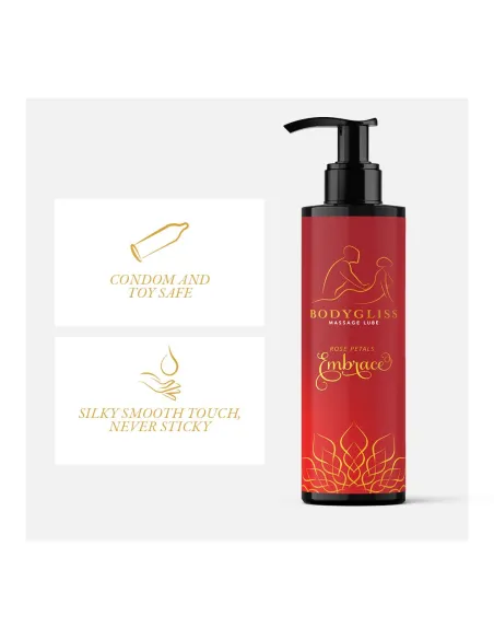 BodyGliss - Massage Oil And Lubricant in 1 Rose Petals -150 ml