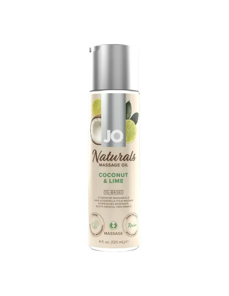 System JO - Naturals Massage Oil Coconut And Lime - 120 ml