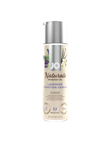 System JO - Naturals Massage Oil Lavender And Tahitian Vanilla - 120 ml
