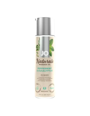 System JO - Naturals Massage Oil Peppermint And Eucalyptus - 120 ml