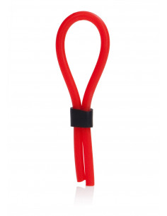 Pierścień-SILICONE STUD LASSO RED 2
