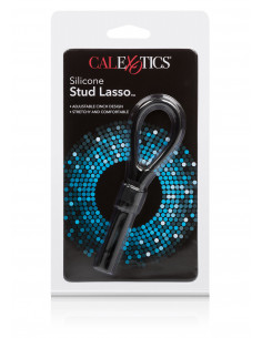 Pierścień-SILICONE STUD LASSO BLACK