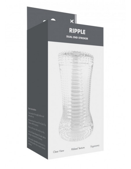 Masturbator-Ripple Dual End Stroker