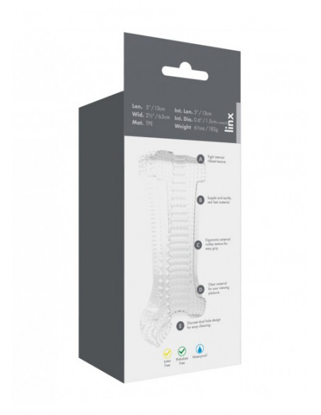 Masturbator-Ripple Dual End Stroker