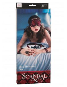 Zestaw-SCANDAL BED RESTRAINT KIT