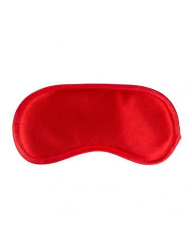 Maska-Red Satin Eye Mask