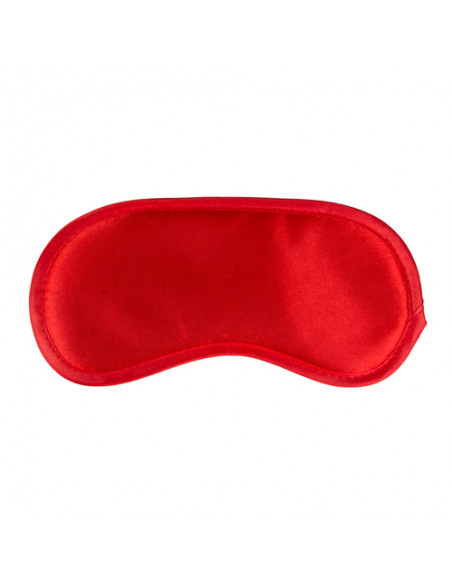Maska-Red Satin Eye Mask