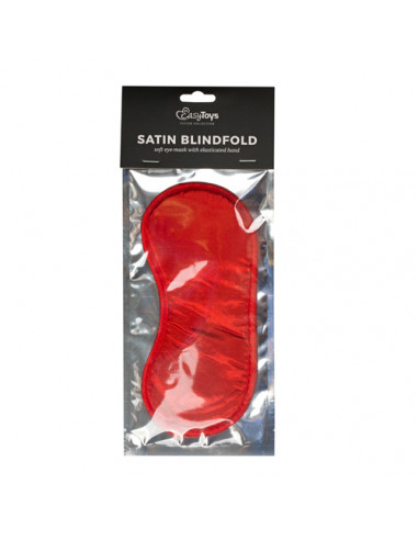 Maska-Red Satin Eye Mask