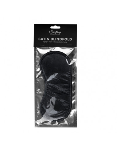 Maska-Black Satin Eye Mask