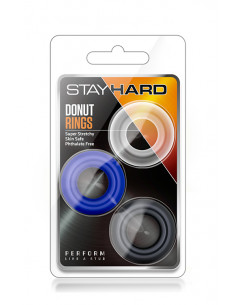 Zestaw-STAY HARD DONUT RINGS ASSORTED 2