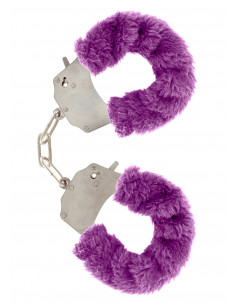 Kajdanki-FURRY FUN CUFFS PURPLE PLUSH 2