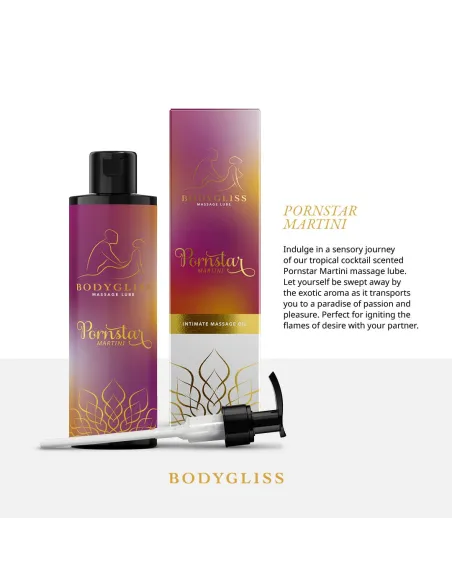 BodyGliss - Massage Oil and Lubricant in 1 Pornstar Martini - 150 ml