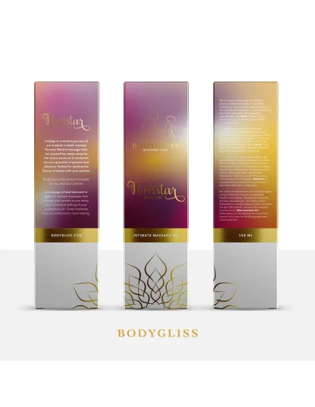 BodyGliss - Massage Oil and Lubricant in 1 Pornstar Martini - 150 ml