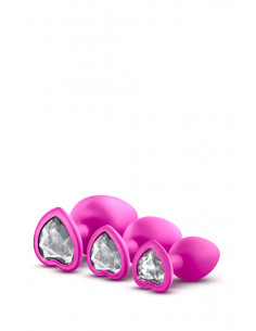Zestaw-LUXE BLING PLUGS TRAINING KIT PINK 2
