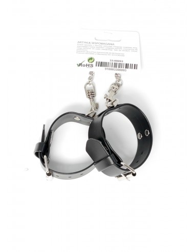 Fetish Boss Series Handcuffs with studs 3 cm