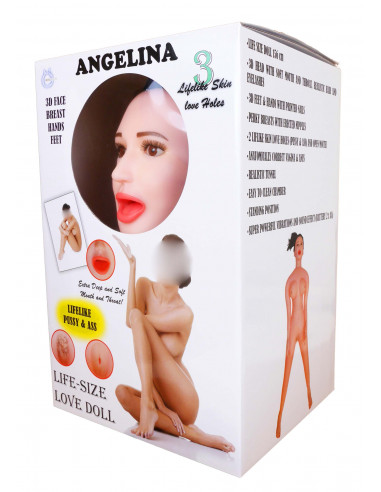 Lalka- ANGELINA 3D - Vibrating