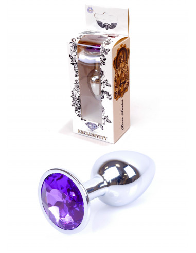Plug-Jawellery Silver PLUG- Purple