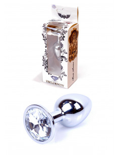 Plug-Jawellery Silver PLUG- Clear