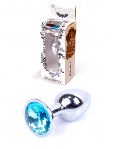 Plug-Jawellery Silver PLUG- Light Blue
