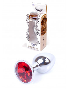 Plug-Jawellery Silver PLUG- Red