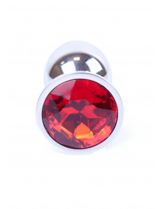 Plug-Jawellery Silver PLUG- Red 2