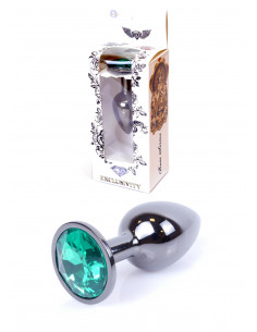 Plug-Jawellery Dark Silver PLUG- Green