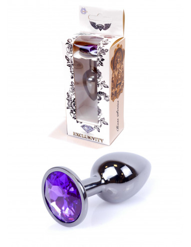 Plug-Jawellery Dark Silver PLUG- Purple