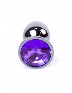 Plug-Jawellery Dark Silver PLUG- Purple 2