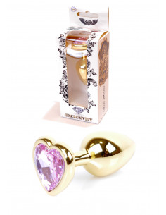Plug-Jawellery Gold  Heart PLUG- Rose