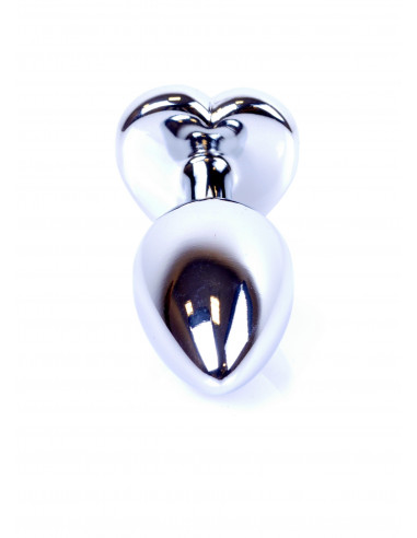 Plug-Jawellery Silver  Heart PLUG- Rose