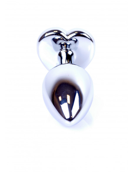 Plug-Jawellery Silver  Heart PLUG- Rose