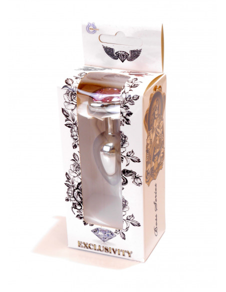 Plug-Jawellery Silver  Heart PLUG- Rose