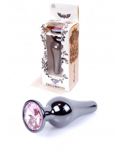 Plug-Jawellery Dark Silver BUTT PLUG- Rose