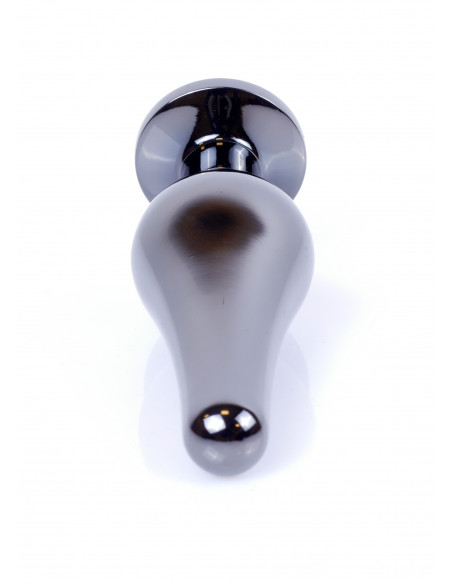 Plug-Jawellery Dark Silver BUTT PLUG- Green