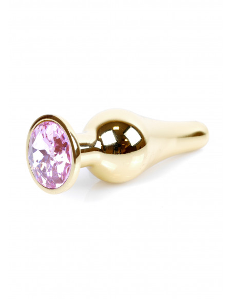 Plug-Jawellery Gold BUTT PLUG- Rose