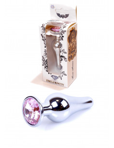 Plug-Jawellery Silver BUTT PLUG- Rose
