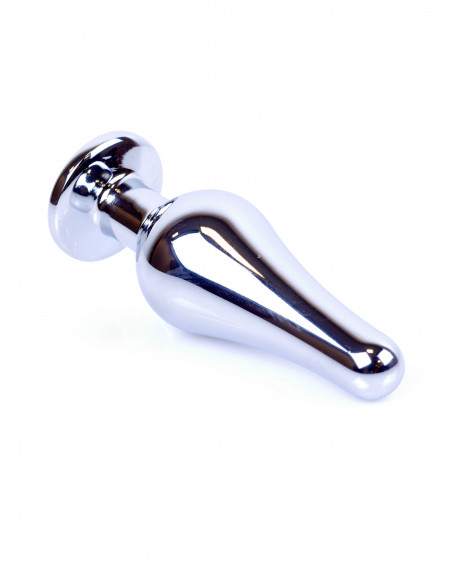 Plug-Jawellery Silver BUTT PLUG- Red